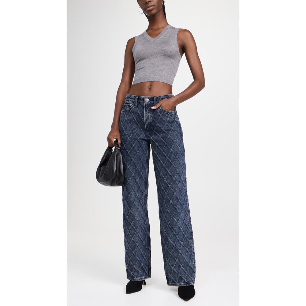 rag & bone Logan Quilted Jeans